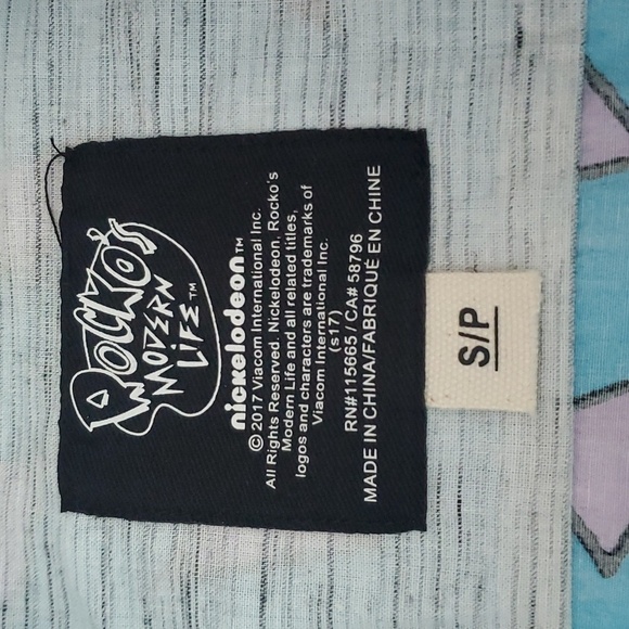 Rocko's Modern Life Men's Button Up Dress Shirt - Picture 4 of 8